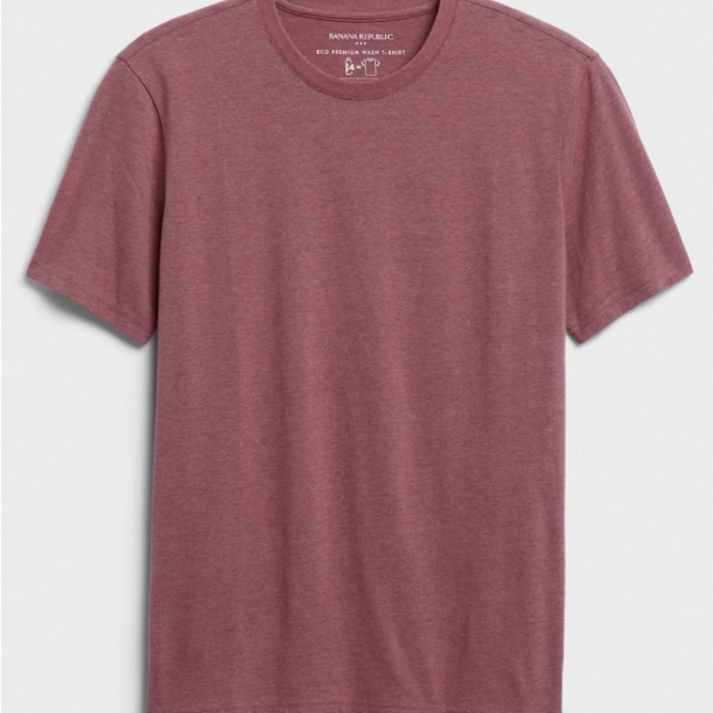 Banana Republic Red Short Sleeve Tee